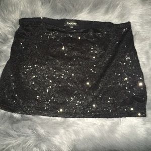 Bebe XS sequin skirt